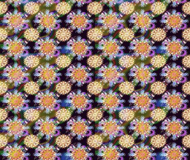 Çiçekli el, pürüzsüz desen çizmiş. Modern bej ve siyah raster arka plan duvar kâğıdı resimleriyle klasik çizgili, desenli desenli çiçekler, çiçekli süsler..