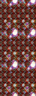 Kabile sanatı boho baskısı, klasik çiçek arkaplanı. Arkaplan dokusu, duvar kağıdı, çiçek temalı renkler. Soyut etnik raster çizim kalıbı.