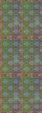 Düz Çiçek Elementleri Tasarımı. Sevimli çiçek raster deseni. Modaya uygun kumaş deseni. Renkli Yaz Temalı Kusursuz Arkaplan.