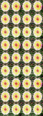 Çiçekli yeşil renkte bir çiçek deseni çiz. Suluboya tarzında yeşil renkte çiçekler.