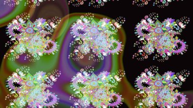 Güzel çiçek deseni. Düz Çiçek Elementleri Tasarımı. Renkli Bahar Teması eskiz kalıbı. Siyah renkte çiçekler.