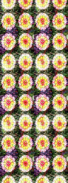 Parlak çiçekli sarı renkler üzerine soyut çizim deseni. Küçük çiçekte hoş bir çiçek deseni var. Çiçek elementli zarif raster dokusu..