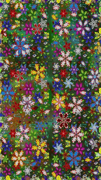 Tekstil ya da kitap kapakları, imalat, duvar kağıtları, baskı, hediye paketi ve yapıştırma kitabı için çiçeksiz arka plan. Küçük çaplı çiçeklerdeki basit şirin desenler. Raster illüstrasyonu.