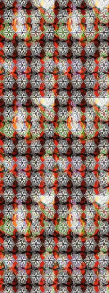 Raster Çiçek İllüstrasyonu güzel tekstil. Gri renkli etnik çiçeklerle zarif eskiz deseni.