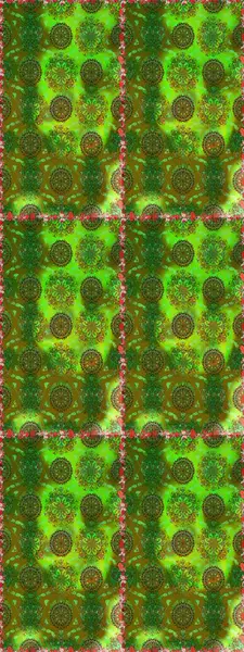 Raster illüstrasyonunda kusursuz çiçek deseni. Renkli Bahar Temalı Kusursuz Arkaplan. Düz Çiçek Elementleri Tasarımı. Süslü kumaş deseni.