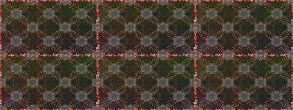 Raster illüstrasyonu. Gri ve kahverengi kıvırcık çiçekler gri ve kahverengi renklerde şekillenir. Klasik çiçek tasarım elementleri.