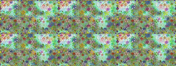 Raster Şirin kumaş deseni. Renkli Bahar Temalı Kusursuz Arkaplan. Kusursuz bir mahsul. Düz Çiçek Elementleri Tasarımı.