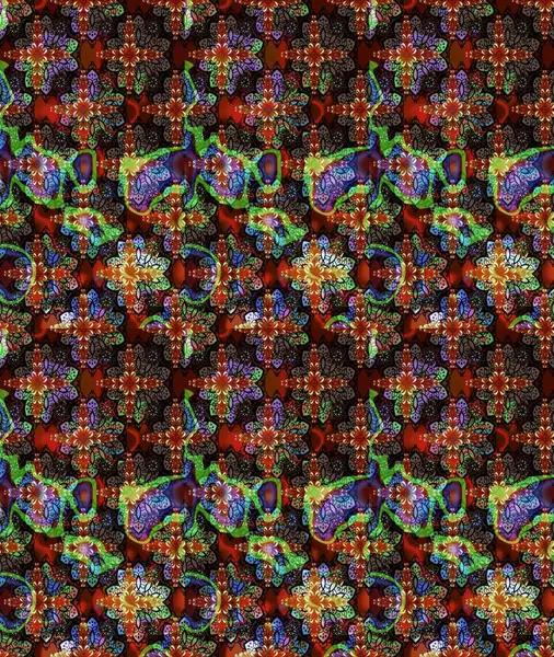 Raster suluboya çiçek deseni, narin çiçekler, kahverengi çiçekler, tebrik kartı şablonu. Raster Güzel kumaş deseni.