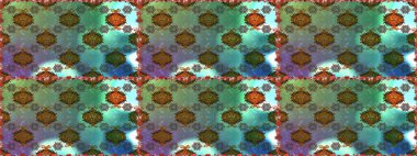 Suluboya efekti. Raster desen. Botanik seamless modeli. Organik öğeleri.