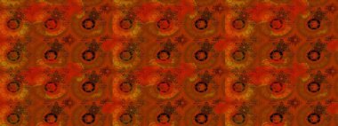 Süslü kumaş deseni. Raster deseni. Çiçekli çiçek deseni, suluboya..