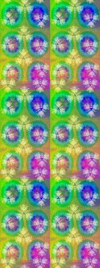 Suluboya, elle çizilmiş. Eskiz arkaplan modeli. Vadinin yeşil renkli çiçekleri. Raster - stok.