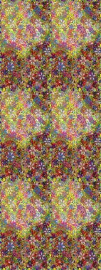 Raster illüstrasyonu. Raster. Kusursuz bir geçmişi var. Eski usul. Kumaş, tekstil, duvar kağıdı baskısı için. Tomurcukları çiçekli sevimli çiçek deseni..