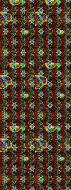 Raster Henna tarzı. Tebrik kartı geçmişi, boyama kitabı, arkaplan ve tekstil için kullanılabilir. Taslak süsleme izi. Sınır Kızılderili çiçekli paisley patten. Etnik Mandala havlusu.