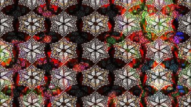 Kızılderili desenli desenli desenli şal deseni. Tekstil, tebrik kartı, boyama kitabı, telefon kılıfı baskısı için kullanılabilir. Etnik Mandala süsü. Raster Henna dövme stili.