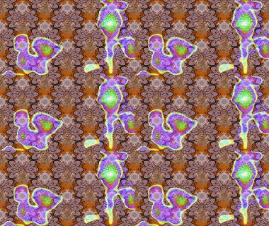 Sevgililer günü ve tebrik kartı konsepti için şık bir davetiye. Manzaralı çiçek deseni. Çiçek kompozisyonu, el boyası, hassas şablon. Üst görünüm, yumuşak kahverengi renk tarzı.