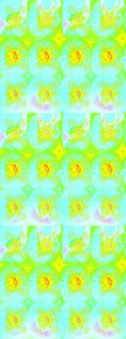 Raster çiçek desenli çiçek deseni, yapraklar, dekoratif elementler, sıçrama, lekeler, el çizimi kontur çizgileri ve Doodle çizim stili, grafik raster çizim çizimi.