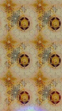 Raster illüstrasyonu. Küçük çaplı çiçeklerdeki basit şirin desenler. Tekstil veya kitap kapakları, imalat, duvar kağıtları, baskı, hediye paketi ve yapıştırma kitabı için çiçek eskiz geçmişi.