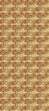 Raster oryantal süs. Bej, kahverengi ve altın elementli nötr renklerde altın desen. Kusursuz altın desen.