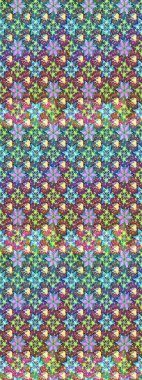 Çiçekli çiçek deseni, suluboya. Raster deseni. Süslü kumaş deseni.