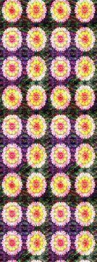 Dekorasyon ve tasarım için güzel bir desen. Ton halinde. Suluboya desenli çiçek deseni. Moda baskısı. Çiçeğin suluboya çizimlerinin zarif deseni.