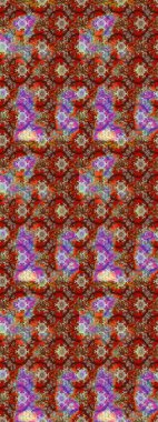 Raster - stok. Eskiz arkaplan modeli. Suluboya, elle çizilmiş. Vadinin çiçekleri kahverengi ve kırmızı renklerde.