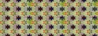 Çiçekli ipek eşarp. El çizimi çiçek unsurları olan soyut çizim raster deseni. 1950-1960 motifleri. Retro tekstil tasarım koleksiyonu. Gri üzerine gri.
