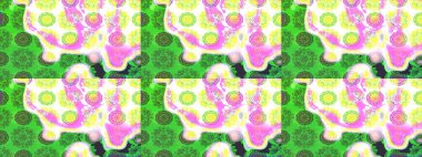 Klasik tropikal doğal elementlerin suluboya seti. Egzotik çiçekler, botanik, yeşil renklerdeki parlak klasik doğa. Raster illüstrasyonu.