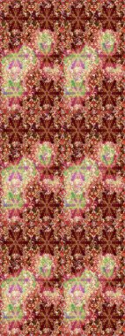 Barok tarzında kusursuz bir doğulu süsü. Kahverengi renklerde altın elementler. Geleneksel klasik raster altın pürüzsüz desen.