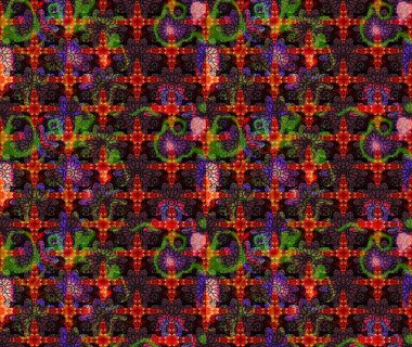 Robot resim. Moda baskıları için zarif bir şablon. Çiçekli yaz çiçekleri. Küçük çiçekte güzel bir desen. Küçük renkli çiçekler. Motley illüstrasyonu.