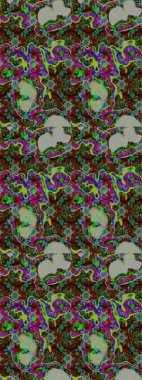 Çizim çiçek deseni duvar kağıdı, web sitesi arka planı, ambalaj kağıdı, davetiye, broşür, afiş veya web sitesi için kullanılabilir. El çizimi Raster çizimi. Parlak elementlerin.