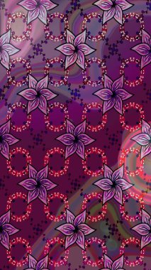 Renkli Bahar Teması eskiz kalıbı. Mor renkte zarif çiçek buketi suluboya. Raster illüstrasyonu. Düz Çiçek Elementleri Tasarımı.