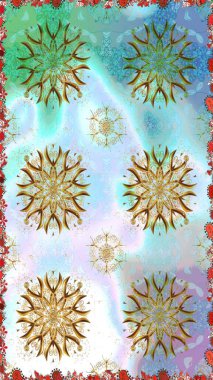 1950-1960 motifleri. Çiçekli ipek eşarp. El çizimi çiçek unsurları olan soyut, dikişsiz raster deseni. Retro tekstil tasarım koleksiyonu. Nötr üzerine nötr.