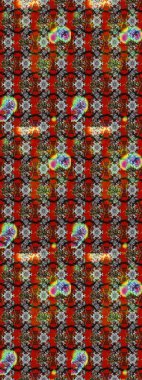 Nazik, narin çiçek arkaplanı. Çiçekli karalama şeklinde Raster çiçek deseni. Renkli çiçekler.