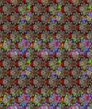 Küçük çiçekteki sevimli çiçek deseni. Gri renkli çiçekler.