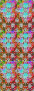 Tatil havası. Nazik romantik baskı. Raster dikişsiz şirin çiçek deseni. Bahar mevsimi.