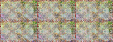 Gri ve nötr renkte çiçekler. Raster illüstrasyonu. Kusursuz çiçek deseni duvar kağıdı için kullanılabilir.