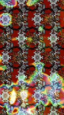 Yumuşak, yaz çiçekli arka plan. Çiçekli karalama şeklinde Raster çiçek deseni. Gri ve kahverengi renkte çiçekler.