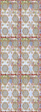 Raster illüstrasyonu. Dekorasyon ve tasarım için güzel bir desen. Moda baskısı. Çiçeğin suluboya çizimlerinin mükemmel deseni. Suluboya kusursuz desen. Eski.