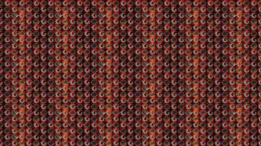 Kahverengi renklerde. Taslak dekoratif arka plan, çiçek mandala. Raster illüstrasyonu. Çiçek..