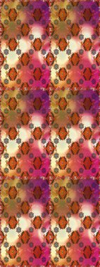 Nazikçe, güzel çiçek arkaplanı. Çiçekli karalama şeklinde Raster çiçek deseni. Kahverengi ve bej renkli çiçekler.