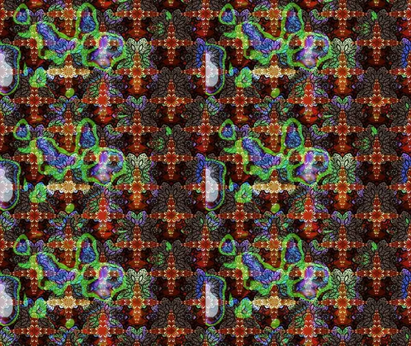 Raster Hip kumaş deseni. Eskiz Vintage Çiçek Deseni.