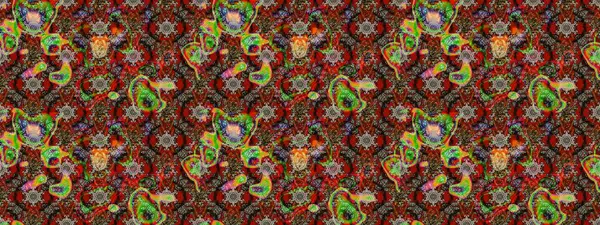 Renkli Bahar Teması eskiz kalıbı. Raster. Düz Çiçek Elementleri Tasarımı.