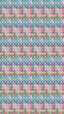 Düz Çiçek Elementleri Tasarımı. Çiçek desenli eskiz, yaz çiçekleri. Tarafsız ve mavi renkte çiçekler. Renkli Bahar Teması çizim şablonu.