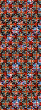 Raster güzel bir çiçek deseni çizmiş. Mavi renkli çiçekler. Bahar mevsimi. Tatil havası. Nazik romantik baskı.