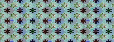 Kızılderili desenli desenli desenli şal deseni. Etnik Mandala süsü. Raster Henna dövme stili. Tekstil, tebrik kartı, boyama kitabı, telefon kılıfı baskısı için kullanılabilir.