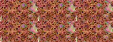 Çiçek desenli raster, kahverengi çizgi grafik desenli soyut raster arkaplan. Modern stil dokusu.