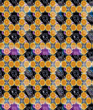 Kullanılabilir Tekstil, tebrik kartı, boyama kitabı, telefon durumda yazdırma için. Hint çiçek desenli madalyon desen. Raster kına dövme tarzı. Etnik Mandala süsleme.