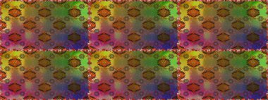 Yatak çarşafları, ceket, paket tasarımı, kumaş ve moda kavramları için tekstil baskısı. Kusursuz etnik tasarım. Çiçekleri, deniz kabukları, mandalaları ve suluboya efektleri olan deniz altyapısı.