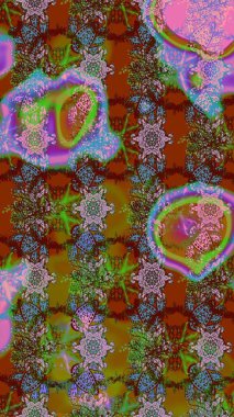 Raster düz çiçek çizim deseni. Renkli çiçekler. Tasarım hediye paketi, tebrik kartları, posterler ve afiş tasarımı.