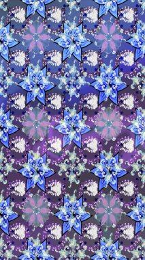 Raster illüstrasyonu. Eski model. Dekorasyon ve tasarım için güzel bir desen. Çiçeğin suluboya çizimlerinin mükemmel deseni. Moda baskısı. Suluboya çizim deseni.